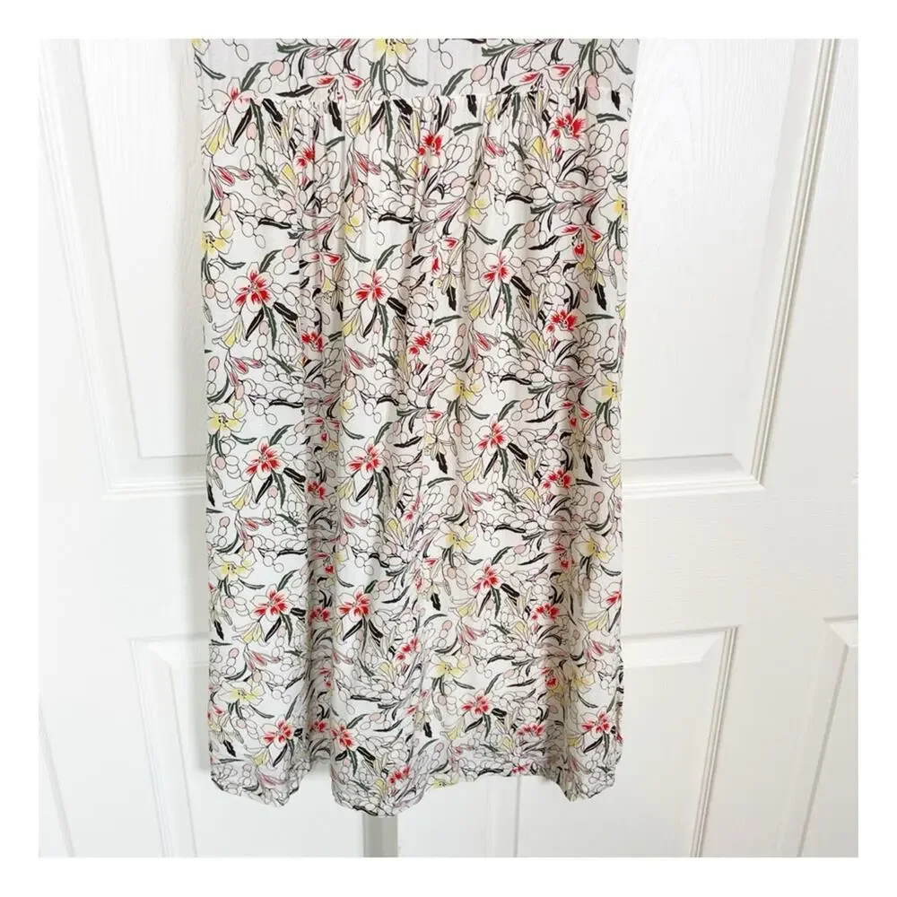 & Other Stories Floral Button Front Midi Dress Cottagecore Boho Sz 8 - Picture 7 of 10